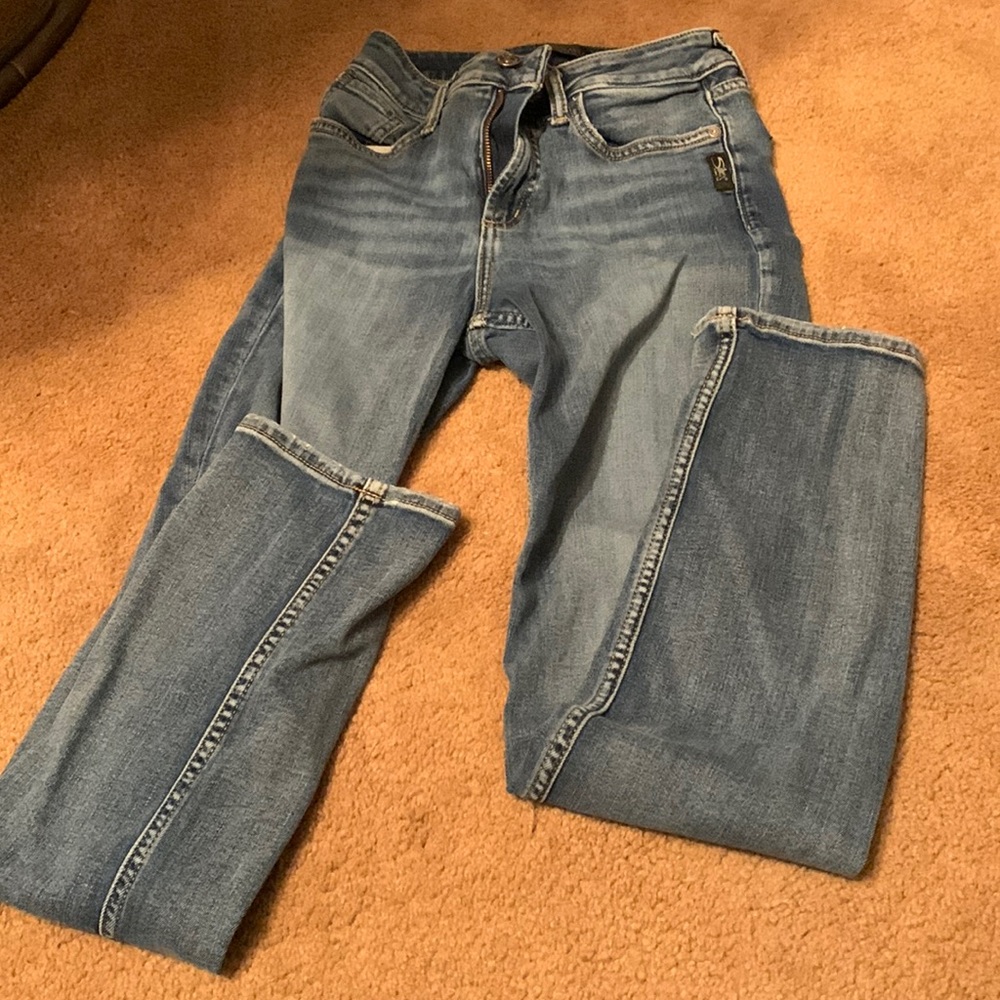 Silver jeans